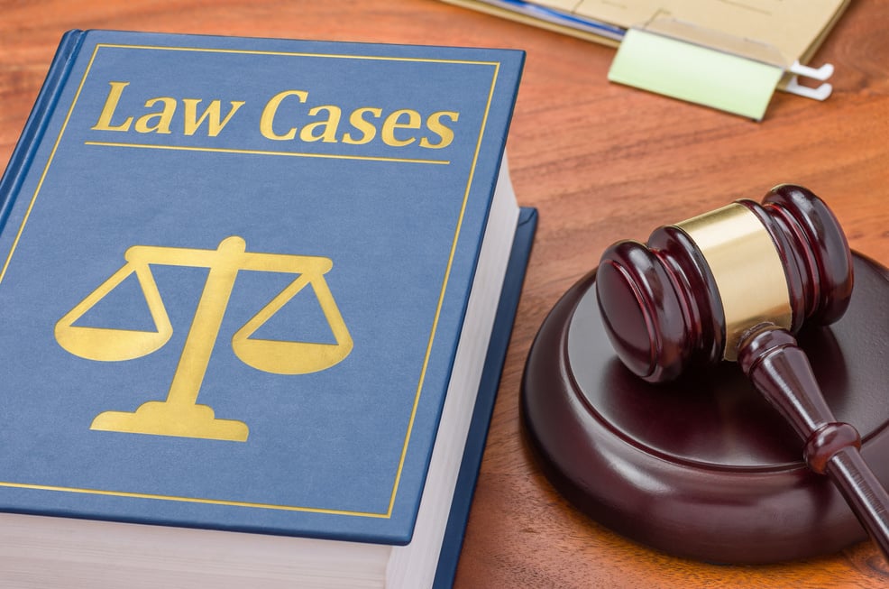 A Law Book with a Gavel - Law Cases